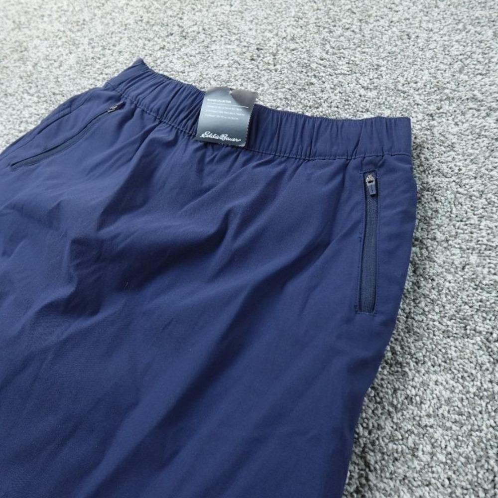 NEW Eddie Bauer Skort Womens 4 Blue Pull On Shorts Skirt‎ Outdoor Hiking Casual
